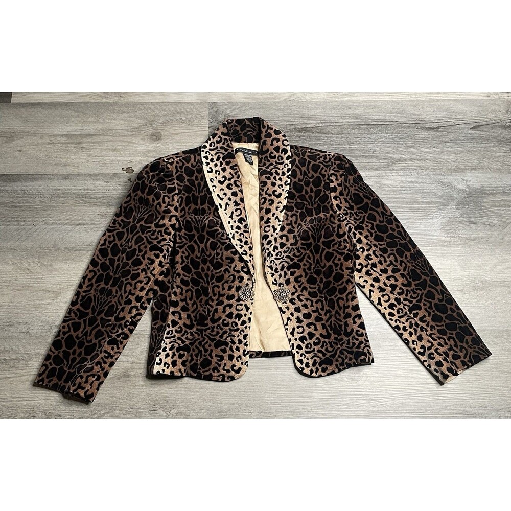 Laundry by Shelli Segal Women’s Open Front Coat Jacket Sz 4